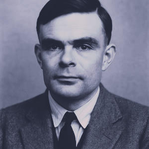 Alan Turing portrait